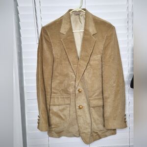 Vintage Men's Corduroy Sport Coat Dinner Jacket XL